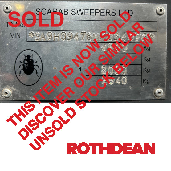 2017 SCARAB M25H ROAD SWEEPER in Compact Sweepers