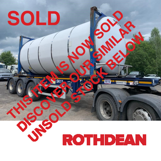 2014 DENNISON ISO TANK CARRIER in Skeletal Trailers Trailers