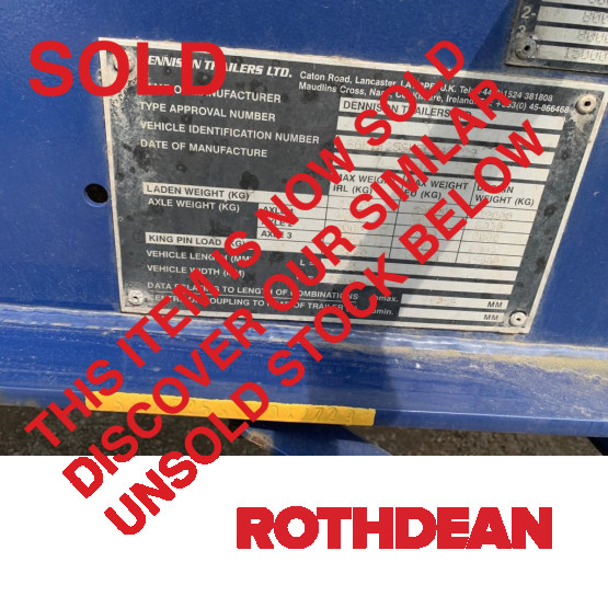 2014 DENNISON ISO TANK CARRIER in Skeletal Trailers Trailers