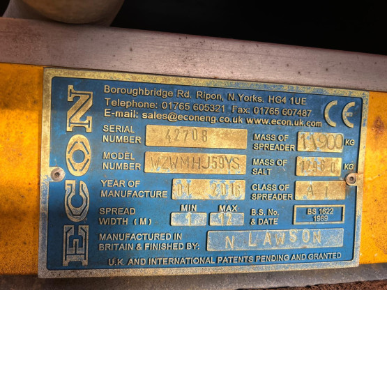 2016 MERCEDES AROCS 2635 Bluetec 6 in Gritters