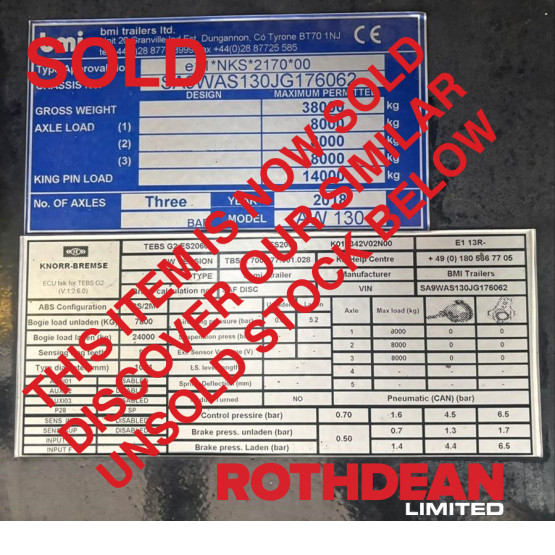 2018 BMI MOVING FLOOR in Ejector & Moving Floor Trailers