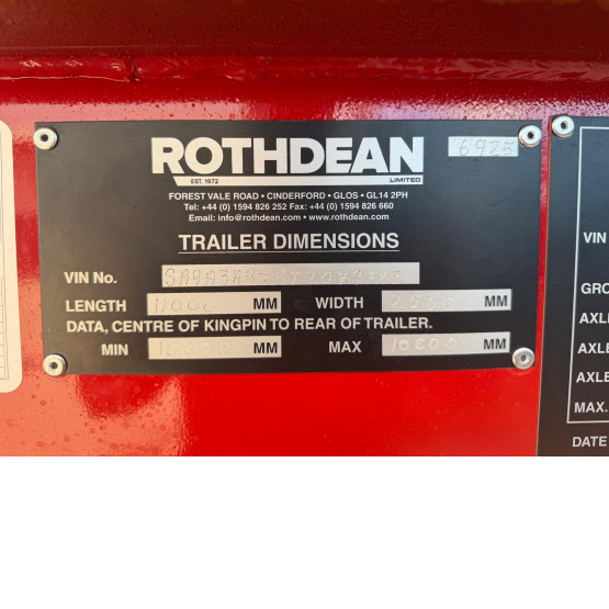 2026 Rothdean Steel Tipper in Tipper Trailers Trailers