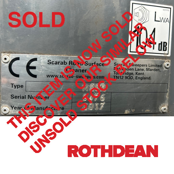 2017 SCARAB M25H ROAD SWEEPER in Compact Sweepers